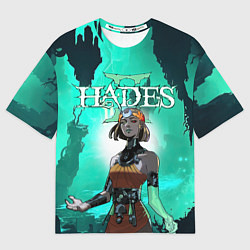 Футболка оверсайз женская Мелиноя в подземелье - Hades 2, цвет: 3D-принт