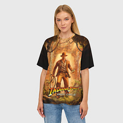 Футболка оверсайз женская Инди Indiana Jones and the great circle, цвет: 3D-принт — фото 2