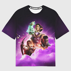 Женская футболка оверсайз Poster Dragon age