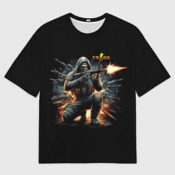 Футболка оверсайз женская Counter Strike - cool stormtrooper, цвет: 3D-принт