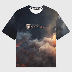 Женская футболка оверсайз Stronghold Crusader logo