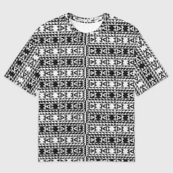 Футболка оверсайз женская Барельеф, цвет: 3D-принт