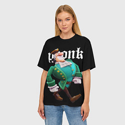 Футболка оверсайз женская Treasure island - Livsey phonk, цвет: 3D-принт — фото 2