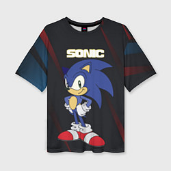 Футболка оверсайз женская Sonic, цвет: 3D-принт