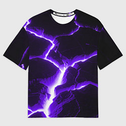 Футболка оверсайз женская The rift, цвет: 3D-принт