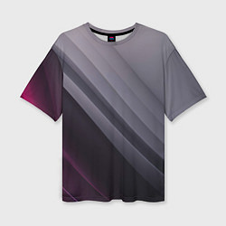 Футболка оверсайз женская Color black grey, цвет: 3D-принт