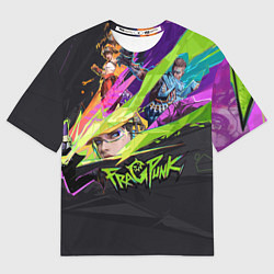 Женская футболка оверсайз Fragpunk