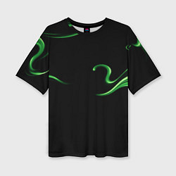 Футболка оверсайз женская The color is light green abstraction, цвет: 3D-принт