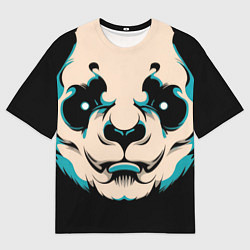 Женская футболка оверсайз Взгляд панды