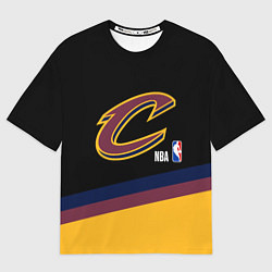 Футболка оверсайз женская Cleveland Cavaliers NBA basketball, цвет: 3D-принт