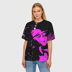 Футболка оверсайз женская Лазарь: Элейна, цвет: 3D-принт — фото 2
