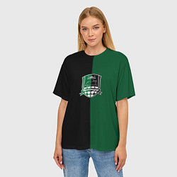 Футболка оверсайз женская Черников - ФК Краснодар, цвет: 3D-принт — фото 2