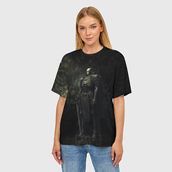 Футболка оверсайз женская Командир скелетов, цвет: 3D-принт — фото 2