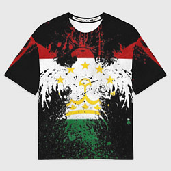 Футболка оверсайз женская Таджикистан, цвет: 3D-принт