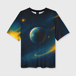 Футболка оверсайз женская Пространство Вселенной, цвет: 3D-принт
