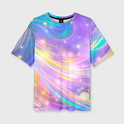 Футболка оверсайз женская Волшебный мистический космос, цвет: 3D-принт