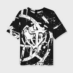 Футболка оверсайз женская Doom smile game, цвет: 3D-принт