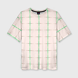 Футболка оверсайз женская Color white stripes, цвет: 3D-принт