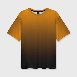 Футболка оверсайз женская Orange gradient, цвет: 3D-принт