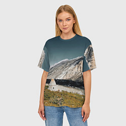 Футболка оверсайз женская Фардык-Кешене, цвет: 3D-принт — фото 2