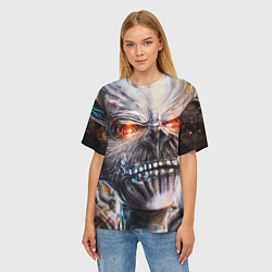 Футболка оверсайз женская Король Леорик, цвет: 3D-принт — фото 2