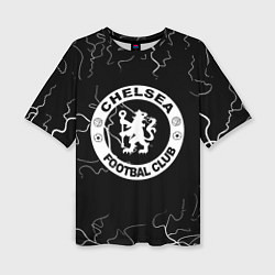 Женская футболка оверсайз Chelsea storm