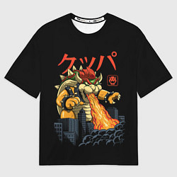 Футболка оверсайз женская Марио Боузер, цвет: 3D-принт