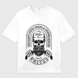 Женская футболка оверсайз Водитель грузовика