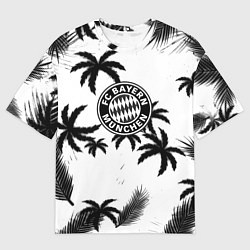 Женская футболка оверсайз Бавария Мюнхен тропики