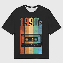 Футболка оверсайз женская 90ые годы, цвет: 3D-принт