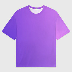 Женская футболка оверсайз The color is purple