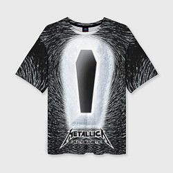 Женская футболка оверсайз Metallica: Death Magnetic