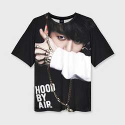 Женская футболка оверсайз BTS: Hood by air