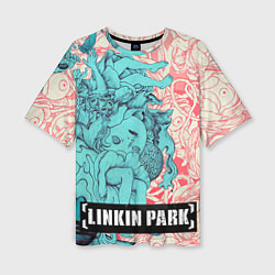Женская футболка оверсайз Linkin Park: Sky Girl