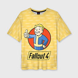 Женская футболка оверсайз Fallout 4: Pip-Boy
