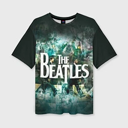 Женская футболка оверсайз The Beatles Stories