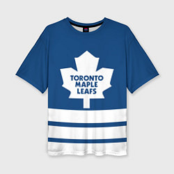 Женская футболка оверсайз Toronto Maple Leafs