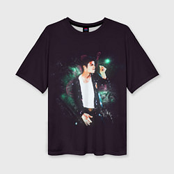 Женская футболка оверсайз Michael Jackson