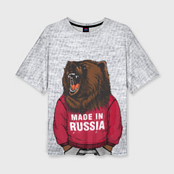 Женская футболка оверсайз Made in Russia