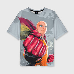 Футболка оверсайз женская One Punch Man Fist, цвет: 3D-принт