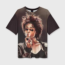 Женская футболка оверсайз Марла с сигаретой