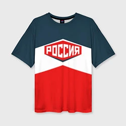 Женская футболка оверсайз Россия СССР