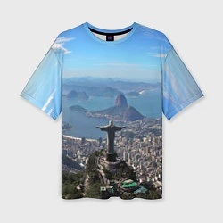 Женская футболка оверсайз Рио-де-Жанейро