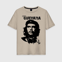 Футболка оверсайз женская Che Guevara, цвет: миндальный