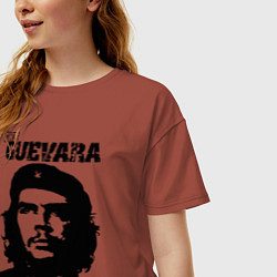 Футболка оверсайз женская Che Guevara, цвет: кирпичный — фото 2
