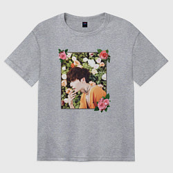 Футболка оверсайз женская Ли Чон Сок, цвет: меланж