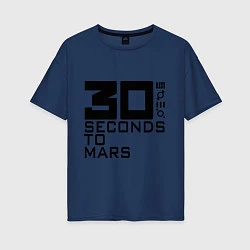 Женская футболка оверсайз 30 Seconds To Mars