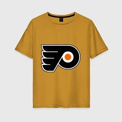 Женская футболка оверсайз Philadelphia Flyers