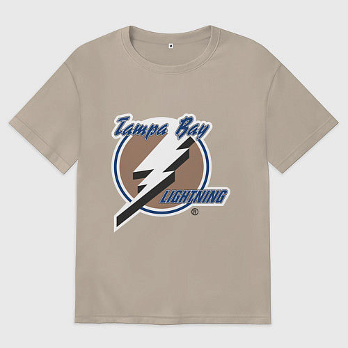 Женская футболка оверсайз Tampa Bay / Миндальный – фото 1