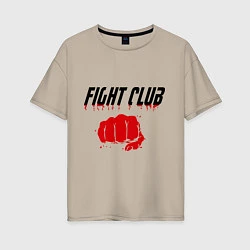 Женская футболка оверсайз Fight Club
